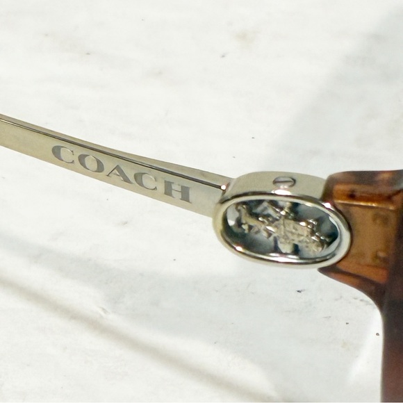 Coach Tan Womens Horse And Carriage Hinged Sunglasses - Picture 4 of 6